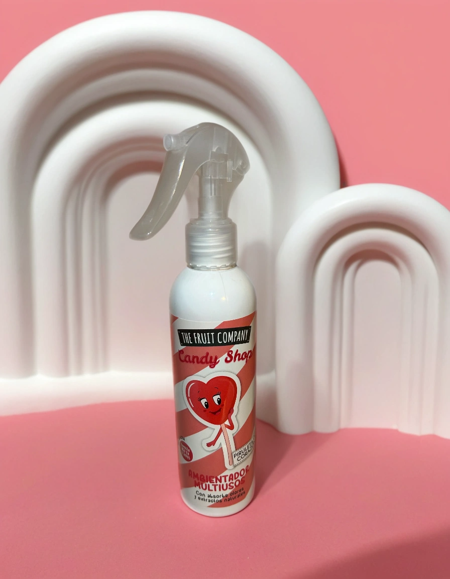 Désodorisant Sucette Cœur Bonbon (200ml) – Absorbeur d’Odeurs & Extraits Naturels