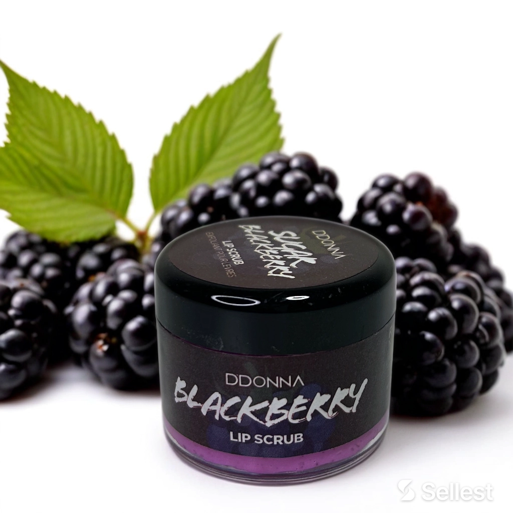 Exfoliant Lèvres au Sucre & Mûre – DDONNA Lip Scrub